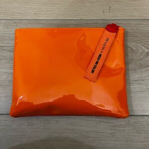 Revlon x Megan Thee Stallion Orange Red Makeup Bag Pouch
